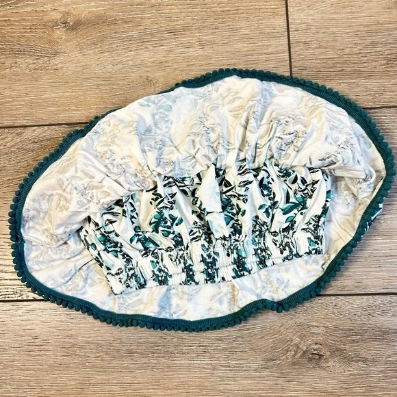 Kate Quinn Ruffle Sun Top Tank Top Layered 6-12M Bamboo Leaf Print - Picture 5 of 5